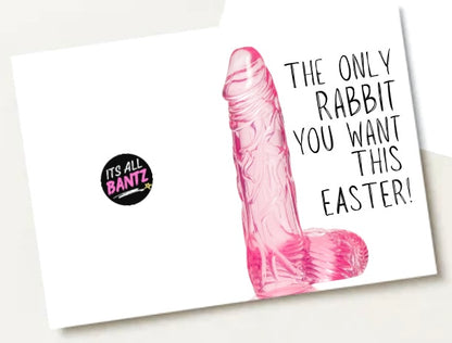 Only Rabbit Needed - Greeting Card
