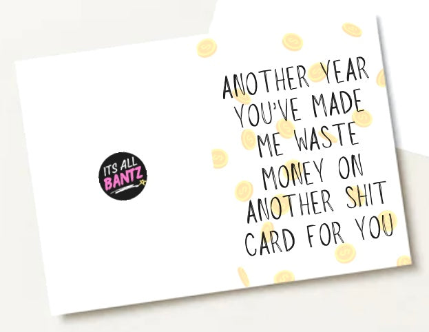 Another Shit Card - Greeting Card