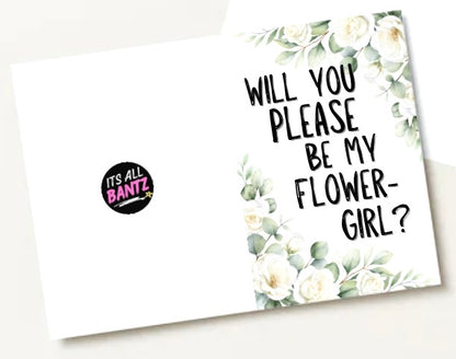 Flower Girl? -  Greeting Card