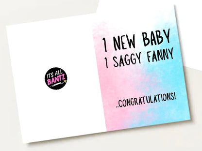 1 New Baby -  Greeting Card