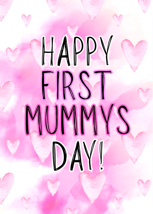 1st Mothers Day - Greeting Card
