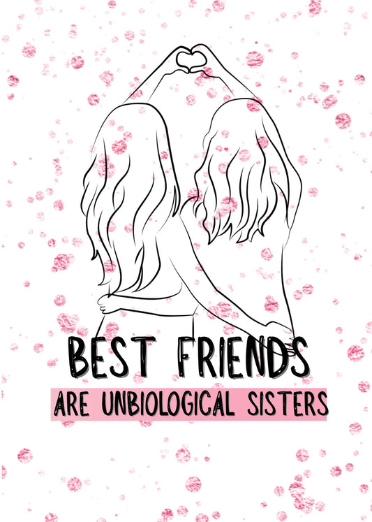 Unbiological Sister - Greeting Card