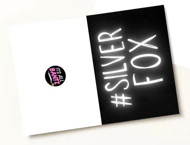 # Silver Fox - Greeting Card