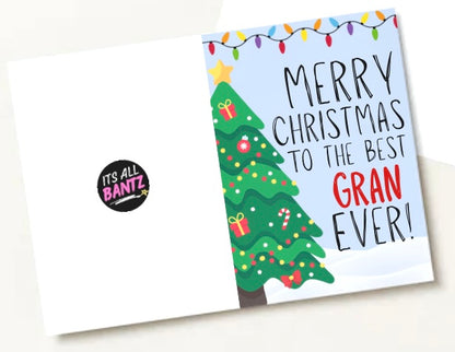 Merry Christmas Gran -  Greeting Card