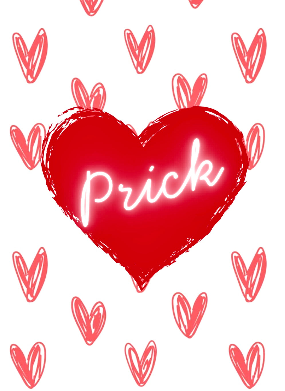 Prick Heart - Greeting Card