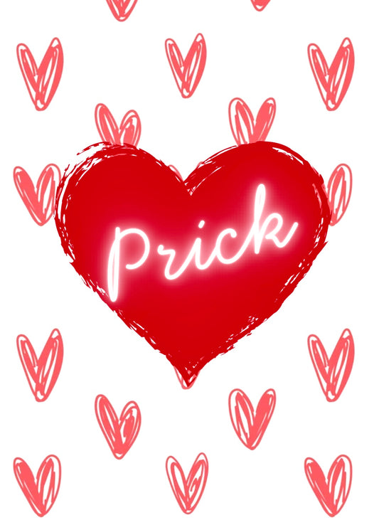 Prick Heart - Greeting Card