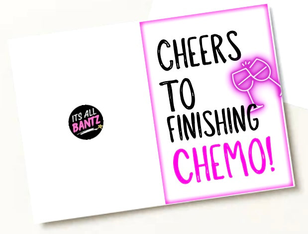 Cheers To Chemo -  Greeting Card