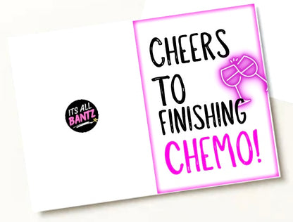 Cheers To Chemo -  Greeting Card