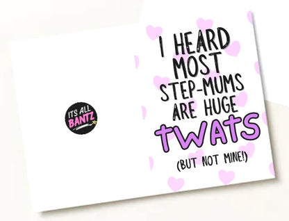 Step Mum Twats - Greeting Card