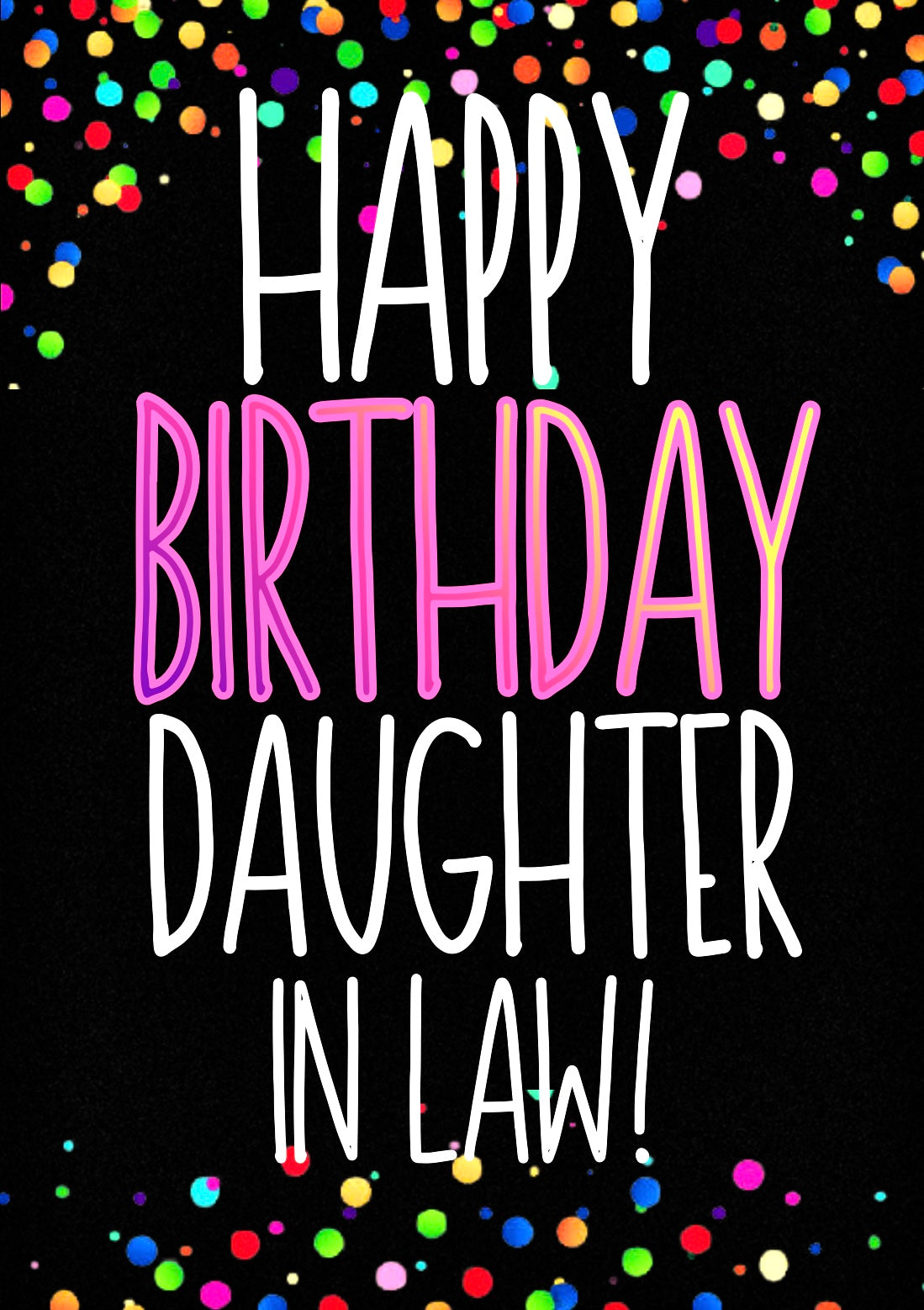 Birthday Daughter In Law -  Birthday Card