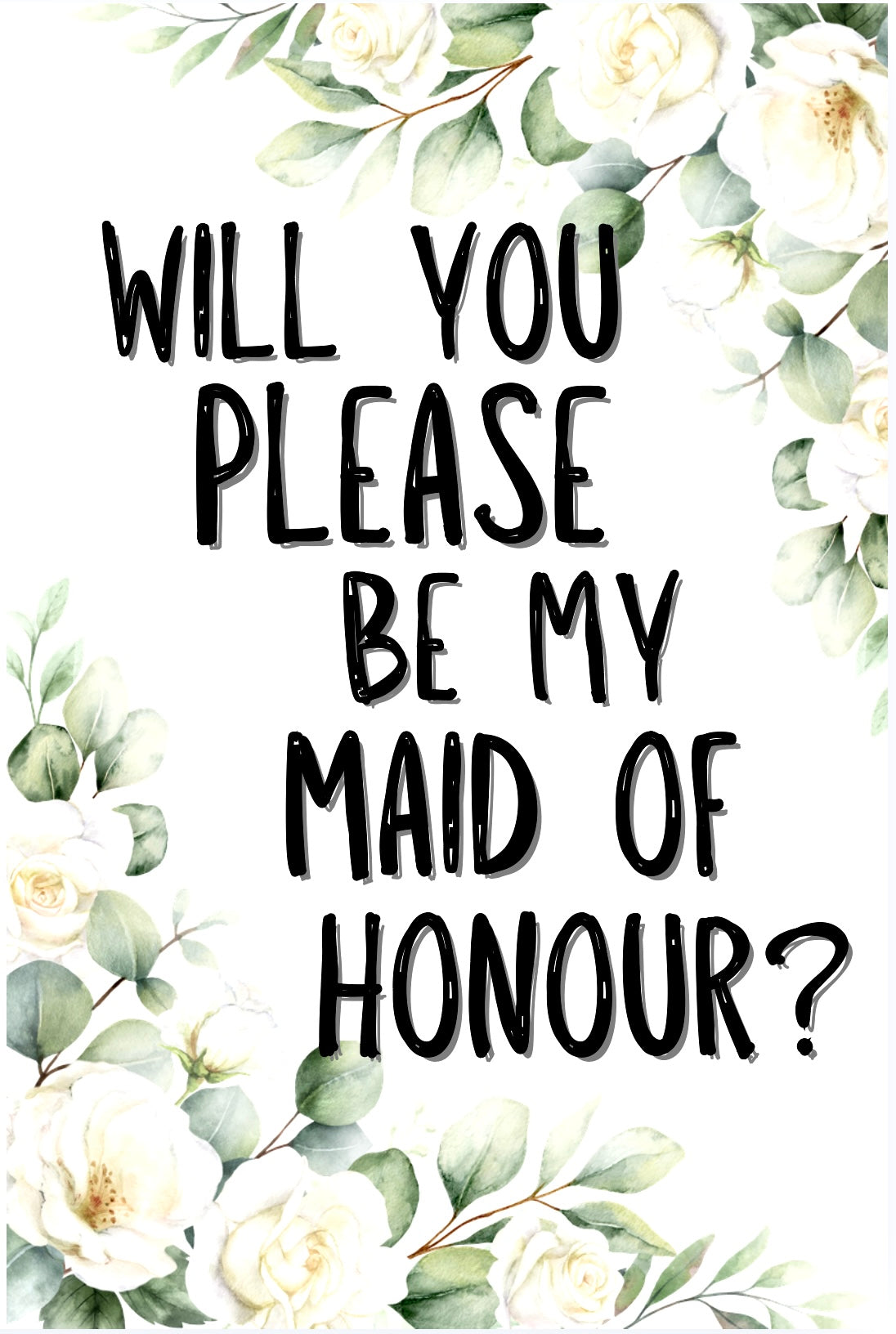 Maid Of Honour? -  Greeting Card