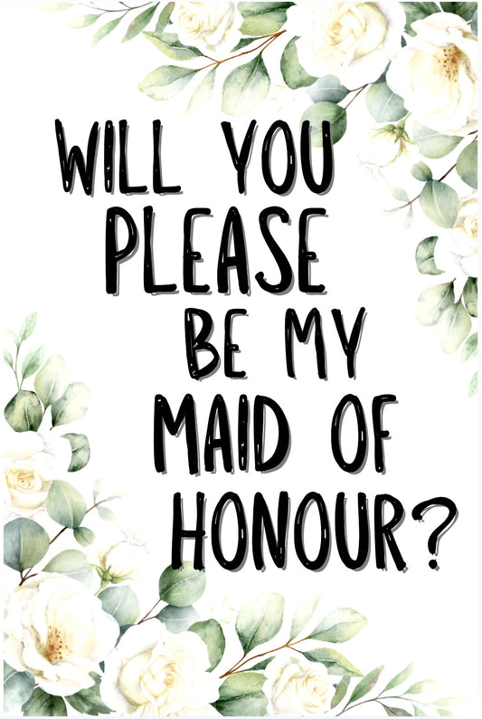 Maid Of Honour? -  Greeting Card