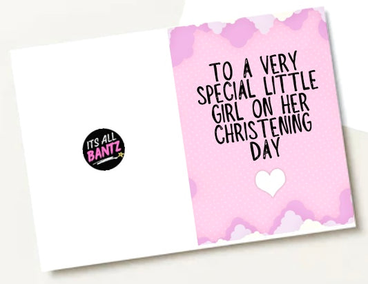 A Special Little Girl -  Greeting Card