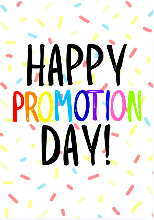 Happy Promotion Day -  Greeting Card