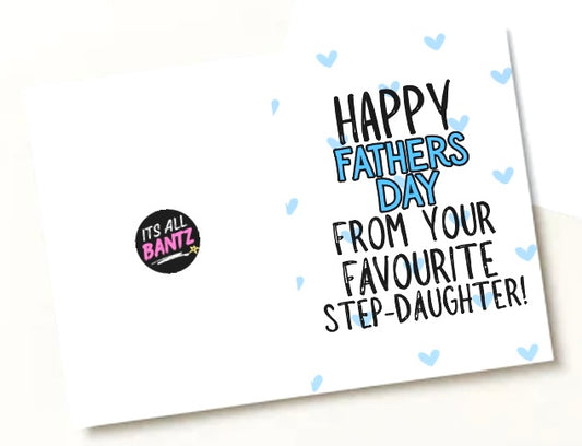 Favourite Step Daughter - Greeting Card