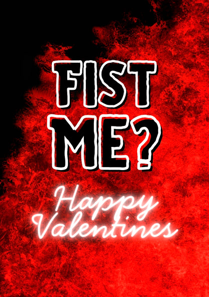 Valentines Fist - Greeting Card