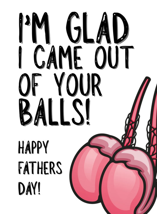Out Your Balls - Greeting Card
