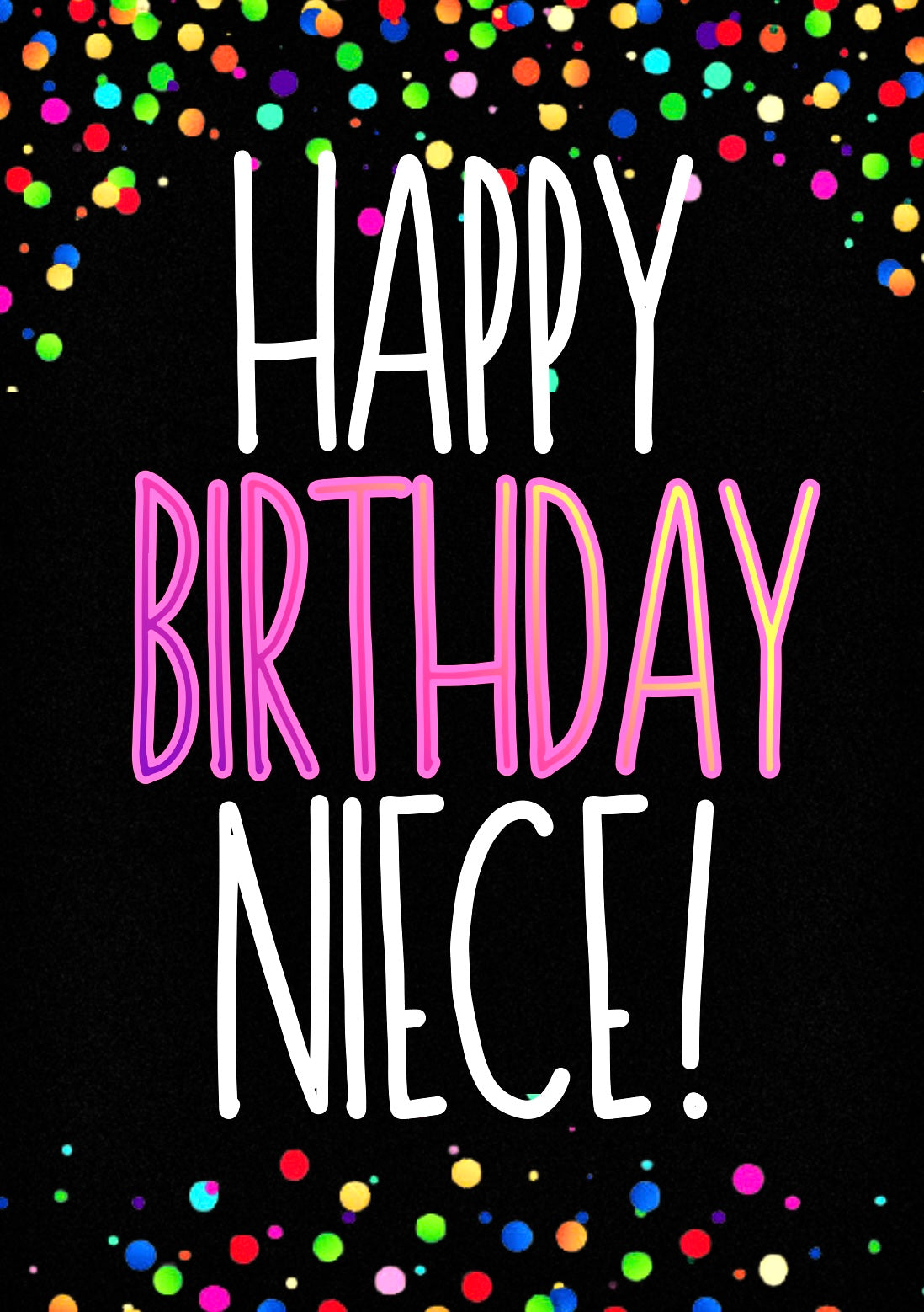 Birthday Niece -  Birthday Card