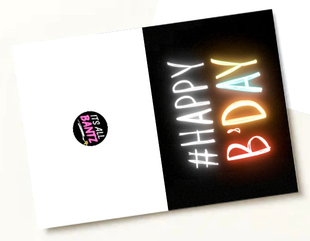 # Happy B’Day - Greeting Card