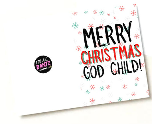 Merry Christmas God Child -  Greeting Card