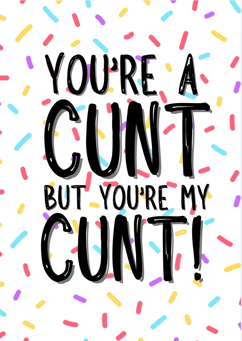 My Cunt - Greeting Card