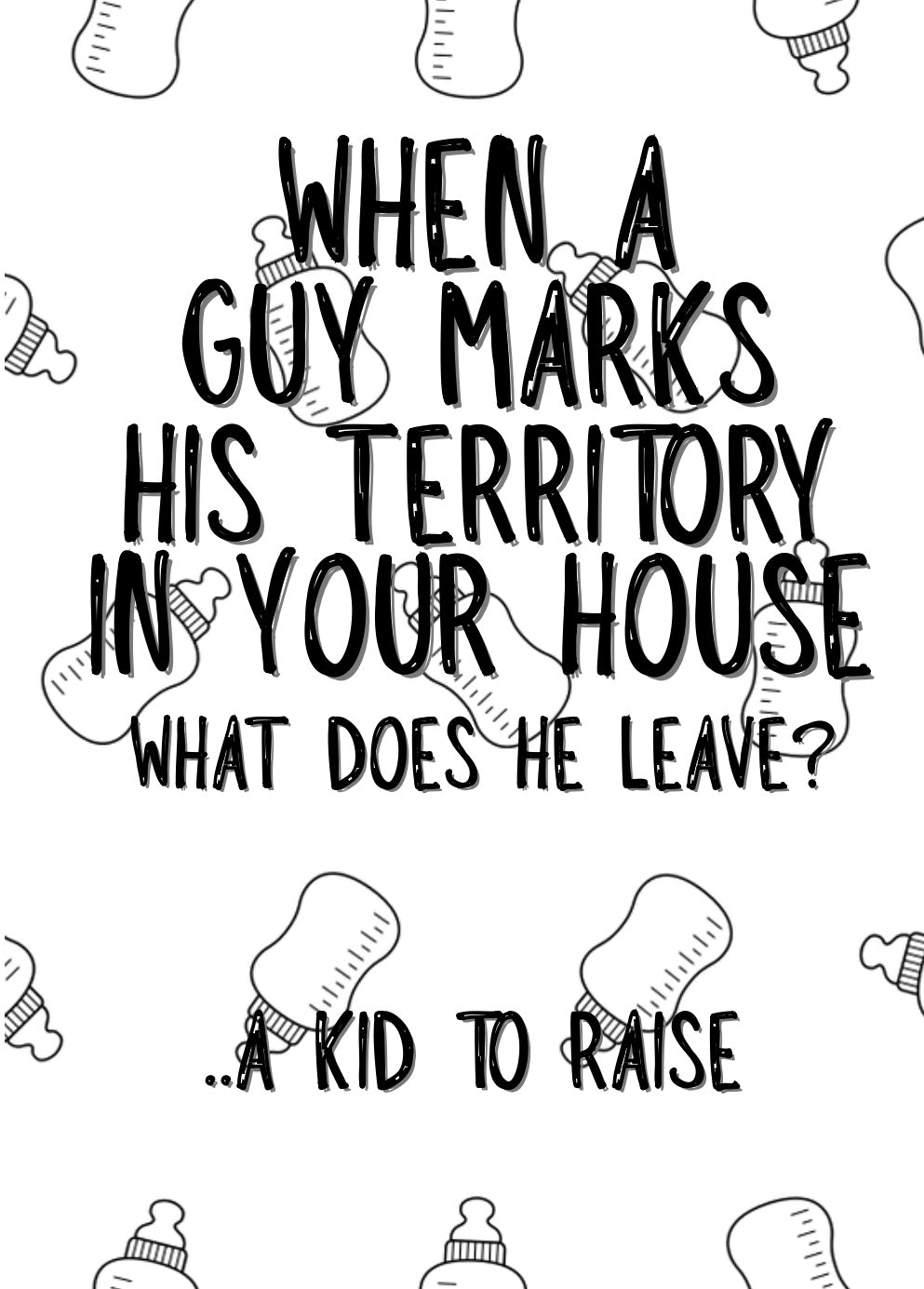 Marking Territory - Greeting Card