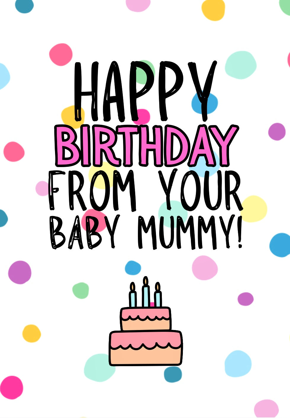 Baby Mummy - Greeting Card