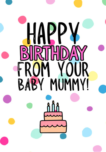 Baby Mummy - Greeting Card