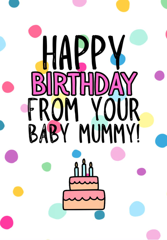 Baby Mummy - Greeting Card
