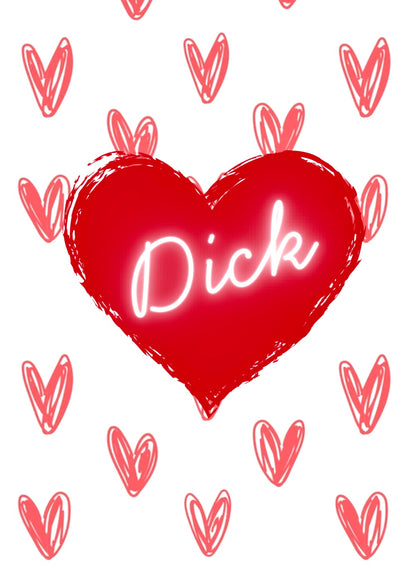 Dick Heart - Greeting Card