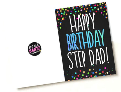 Birthday Step Dad -  Birthday Card