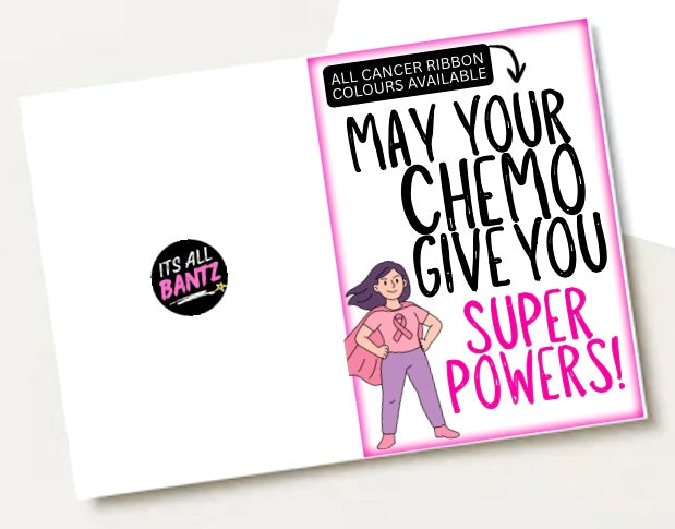Chemo Superpowers -  Greeting Card