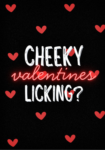 Cheeky Licking - Greeting Card