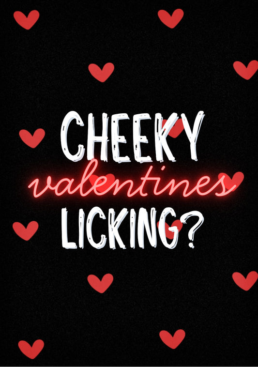 Cheeky Licking - Greeting Card