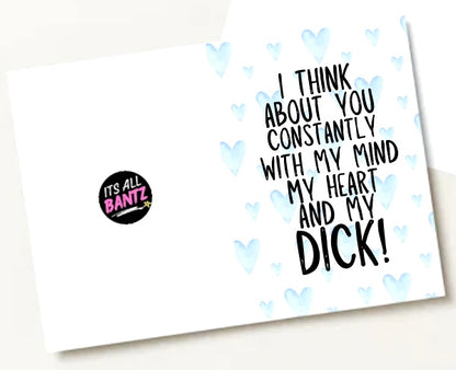 And My Dick  Greeting Card