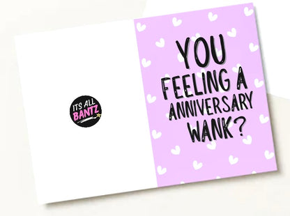 Anniversary Wank - Greeting Card