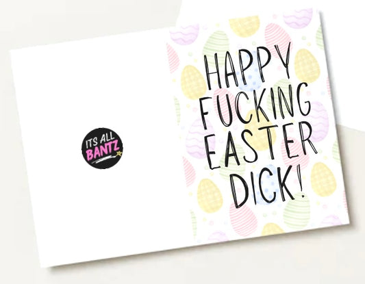 Happy Fucking Easter Dick - Greeting Card