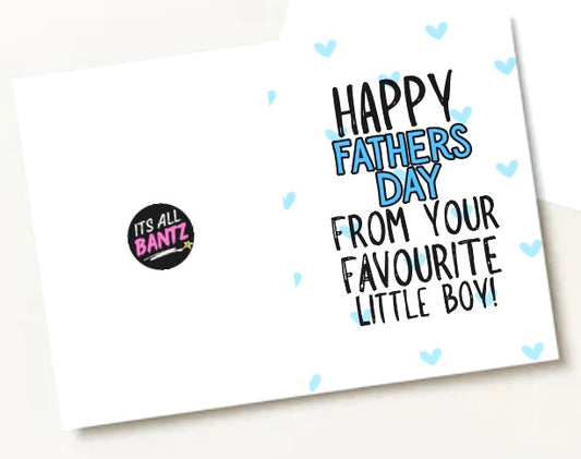 Favourite Little Boy - Greeting Card