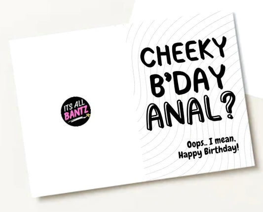 Birthday Anal? -  Birthday Card