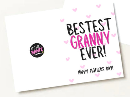 Bestest Granny - Greeting Card