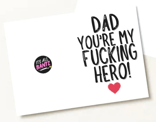 Dad My Hero - Greeting Card