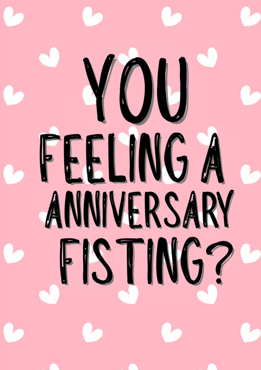 Anniversary Fisting - Greeting Card