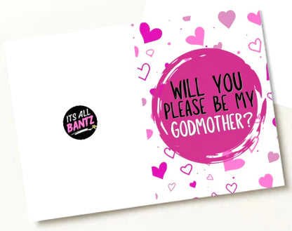 Be My Godmother? -  Greeting Card