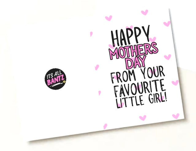 Favourite Little Girl - Greeting Card