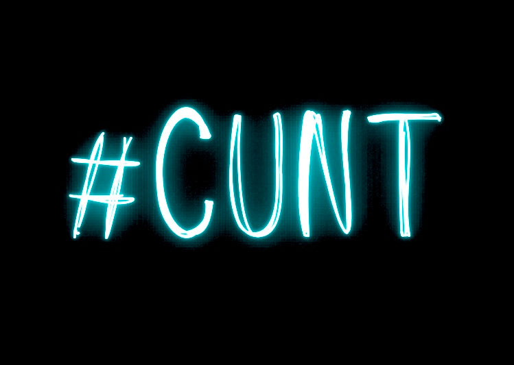# Cunt - Greeting Card