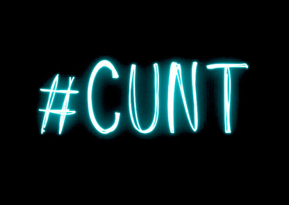 # Cunt - Greeting Card