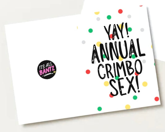 Annual Crimbo Sex -  Greeting Card