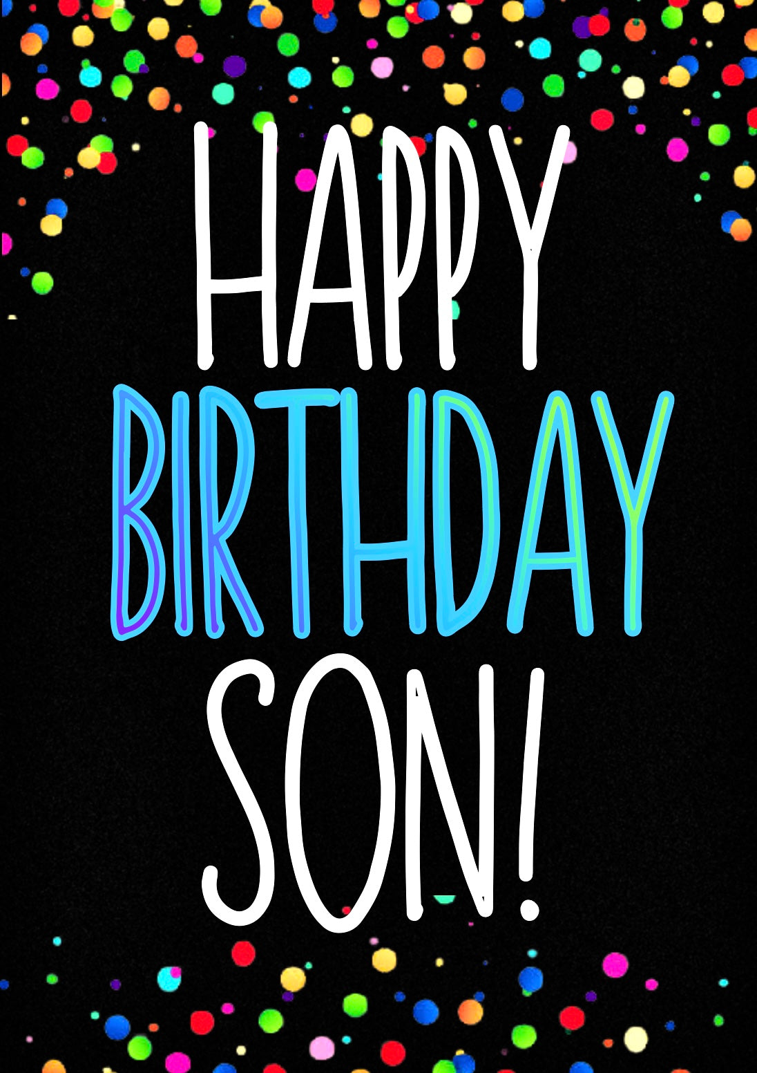 Birthday Son -  Birthday Card