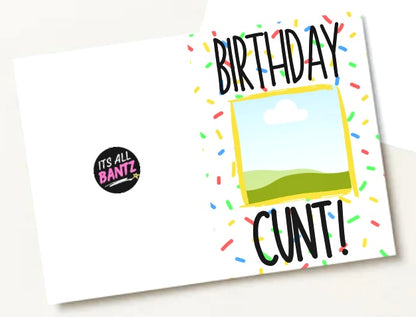 Birthday Cunt - Greeting Card