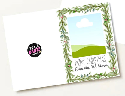 Merry Christmas Foliage - Greeting Card